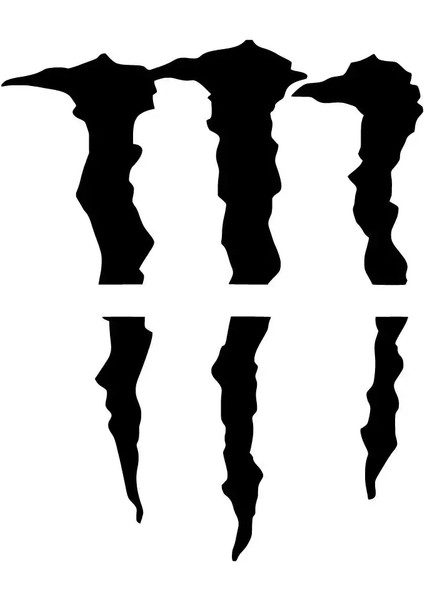 Monster Pençe Sticker 20 x 24 cm