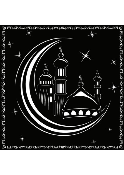 Cami Silueti Model 1 Oto Özel Yeni Sticker 30 x 30 cm