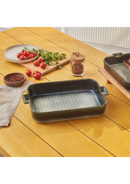 Culina Reaktif Fırın Kabı Mavi 38 cm