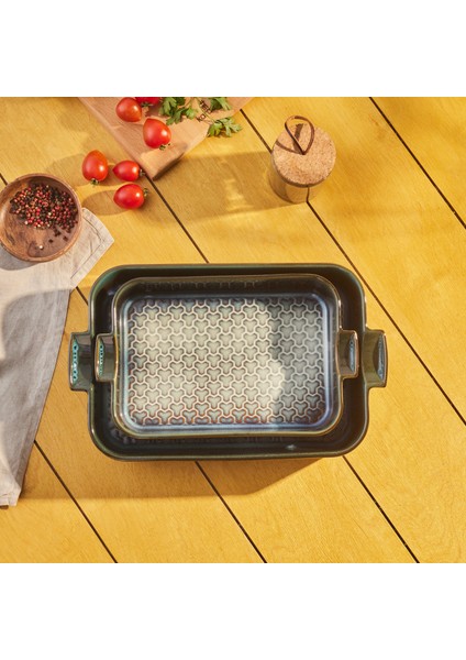 Culina Reaktif Fırın Kabı Mavi 38 cm