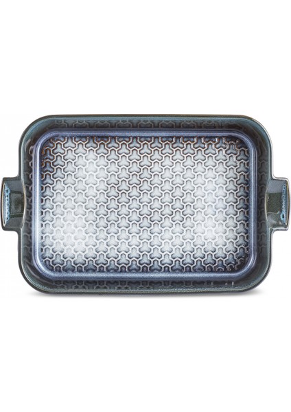 Culina Reaktif Fırın Kabı Mavi 38 cm