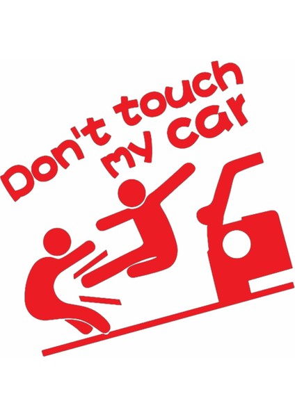 Arabama Dokunma Ingilizce Sticker 10 x 10 cm fiyatları