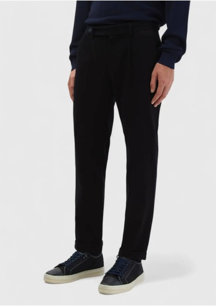 Lacivert Düz Dokuma Regular Fit Casual %100 Pamuk Pantolon modelleri