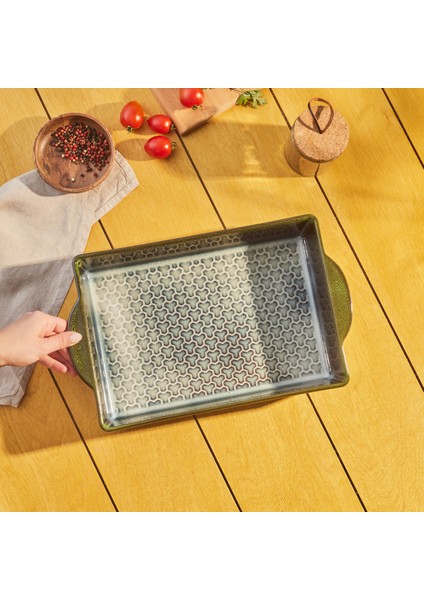 Culina Reaktif Fırın Kabı Yeşil 38 cm modelleri