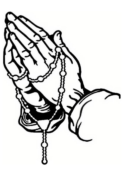 Yakarış Dua Eden Insan Sticker 22 x 36 cm