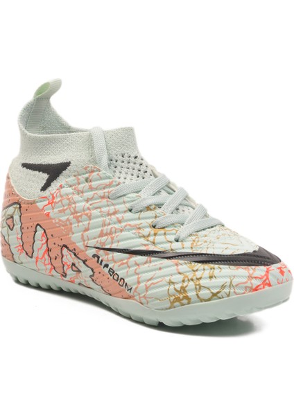 Su Yeşili Mor Çoraplı Çocuk Halı Saha Ayakkabısı Air 600 F fırsatları