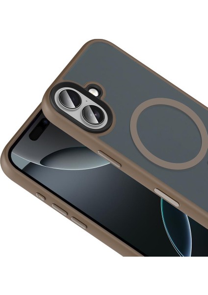 iPhone 17 Uyumlu Magsafe Kılıf Mat Arka Yüzey Kamera Çıkıntılı Darbe Emici Kapak fiyatları
