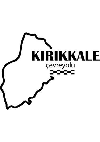 Kırıkkale Çevreyolu Özel Yeni Sticker 12*9 cm