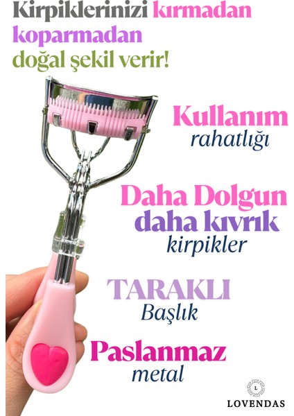 Profesyonel Kirpik Kıvırıcı Ergonomik Tasarımı ile Özel Kutusunda fırsatları