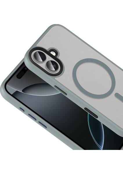 iPhone 17 Uyumlu Magsafe Kılıf Mat Arka Yüzey Kamera Çıkıntılı Darbe Emici Kapak fiyatları