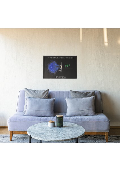 Kimya Temalı Çerçeveli Tablo – Kimyacılar ve Bilim Severler Için Eğlenceli Duvar Dekor 30X42 cm fiyatları