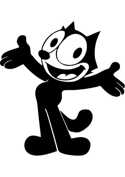 Felix Karakteri Sticker 10 x 11 cm