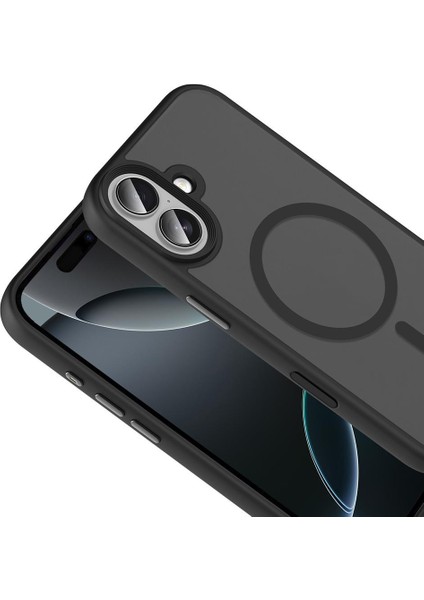 iPhone 17 Uyumlu Magsafe Kılıf Mat Arka Yüzey Kamera Çıkıntılı Darbe Emici Kapak fiyatları