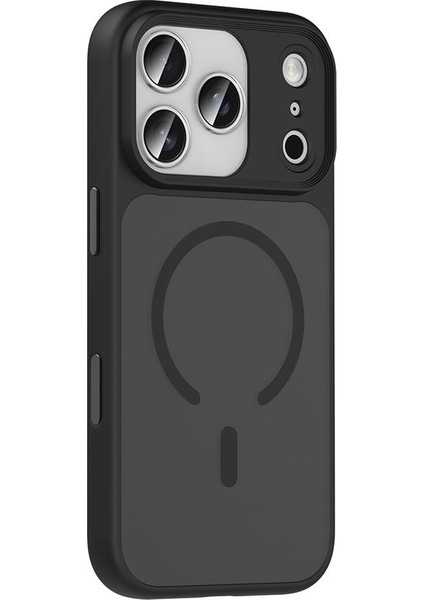 iPhone 17 Pro Uyumlu Magsafe Kılıf Mat Arka Yüzey Kamera Çıkıntılı Darbe Emici Kapak modelleri