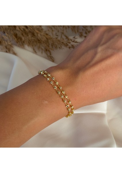 Gold Topçuk Bileklik
