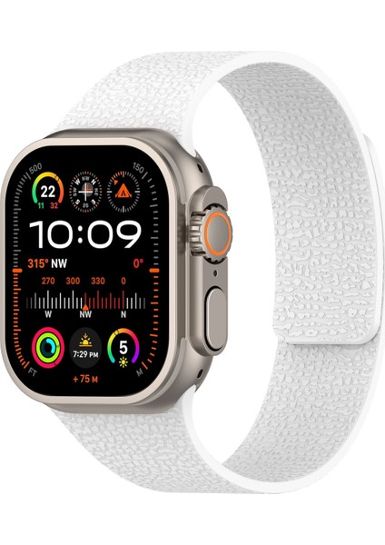 Apple Watch Seri 2 3 4 5 6 7 8 10 Se Ultra Uyumlu 42 44 45 49MM Manyetik Esnek Silikon Kordon