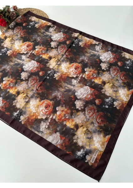 Soft Pamuklu Şal Çiçek Desen LBD2303