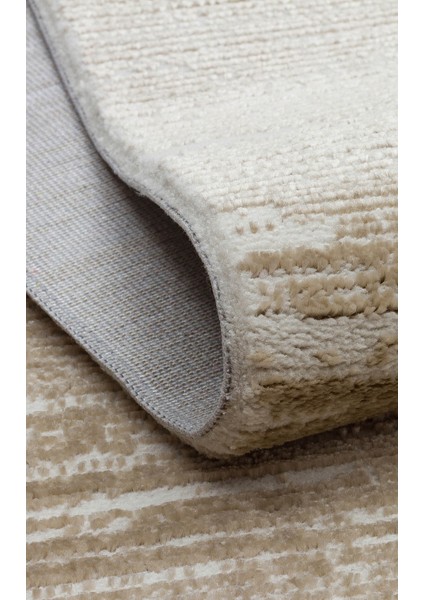 Lagos Xw Lgs 19 Bej - Yıkanabilir Hav Vermez Modern Desenli Halı