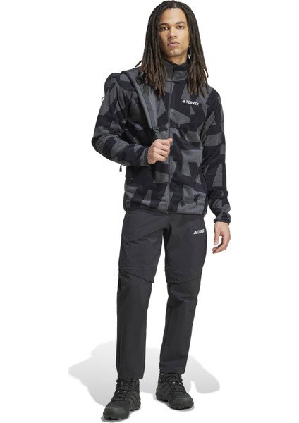 Erkek Sweatshirt Terrex Multi Printed Full-Zip Fleece Jacket JY4814 modelleri