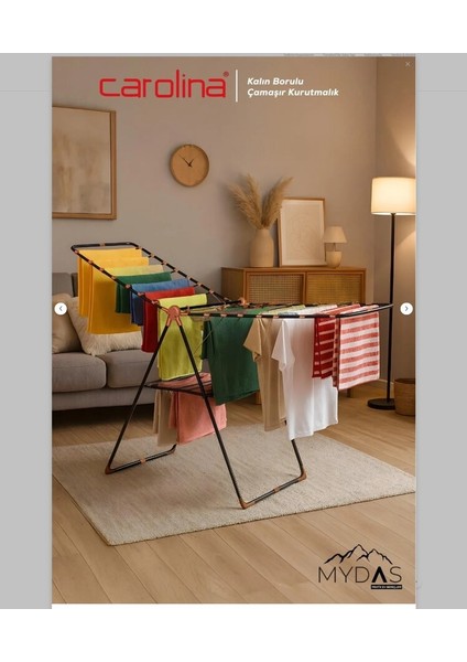 Siyah Kalın Borulu Çamaşır Kurutmalık Demir indirimleri