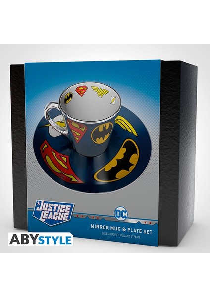 Dc Comıcs Mirror Mug & Plate Set Logo - Aynalı Kahve Fincanı - MMP002 fiyatları