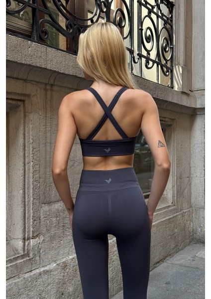 Prime FIT - Füme Yüksek Bel Seamless Push-Up Toparlayıcı Tayt indirimleri