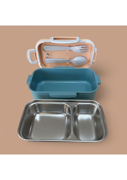 Paslanmaz Çelik Yemek Saklama ve Taşıma Kabı Mavi 450 ml P4865 modelleri