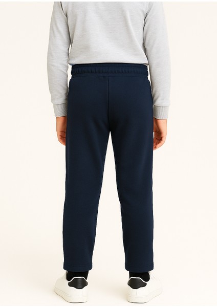 Bağcıklı Jakarlı Duble Paça Çocuk Eşofman Altı - 1007-08 modelleri