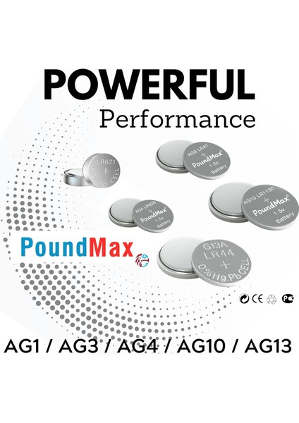 20 Adet AG1,AG3,AG4,AG13 Alkalin Karışık Pil indirimleri