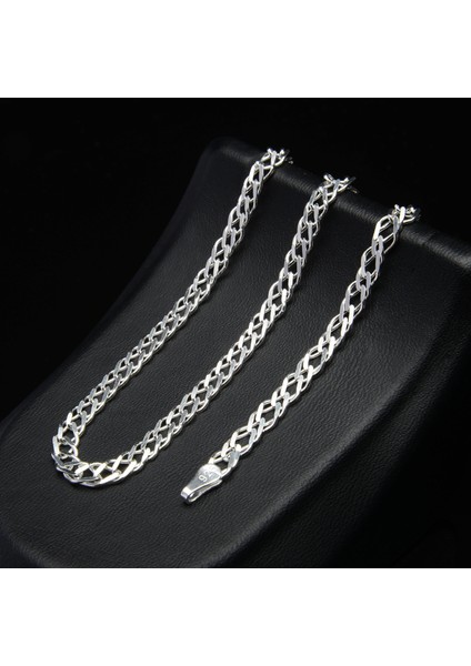 80 Mikron Rambo Gümüş Zincir