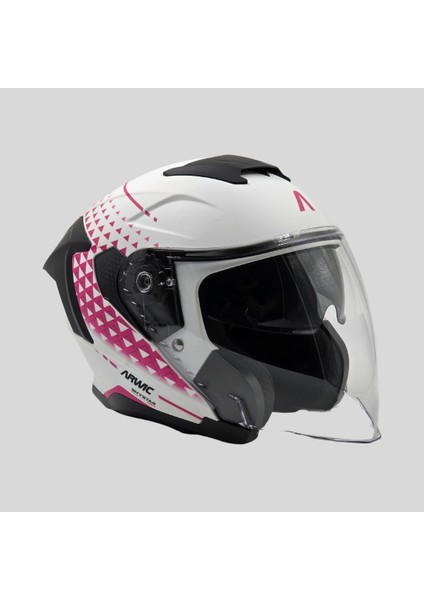 Skystar Yarım Kask Motosiklet Kaskı - AR836 - Ece-R 22.06