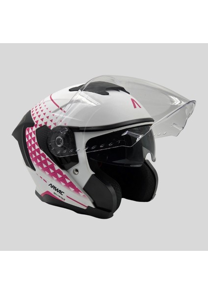 Skystar Yarım Kask Motosiklet Kaskı - AR836 - Ece-R 22.06 fiyatları