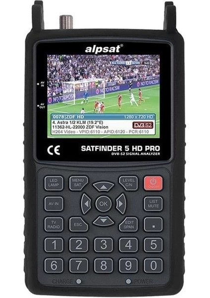 Satfinder 5 Pro Hd Görüntülü Uydu Bulucu - Ahd-Tvı-Cvı Kmaera Test Monitörü fiyatları