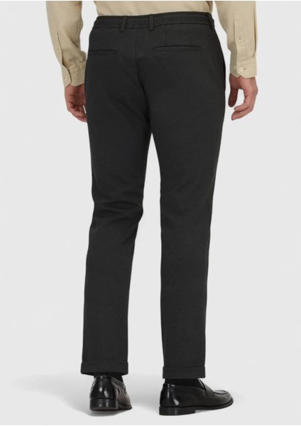 Antrasit Düz Örme Jogging Fit Casual Pantolon fırsatları