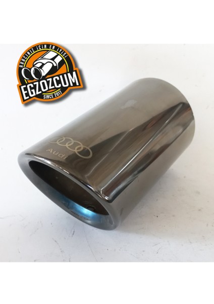 76 Mm. Paslanmaz Krom Füme Tekli Egzoz Ucu Audi Markalı Titanyum fırsatları