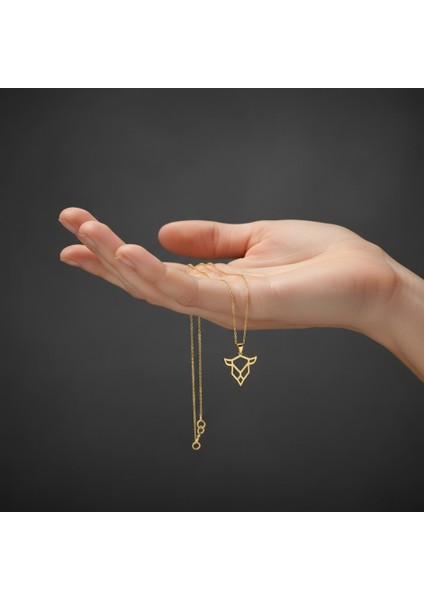 8 Ayar Altın Kolye Ucu Boğa GM8235 1 gr indirimleri