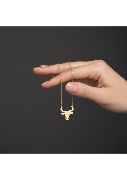 14 Ayar Altın Kolye Ucu Boğa GM8242 0.5 gr indirimleri