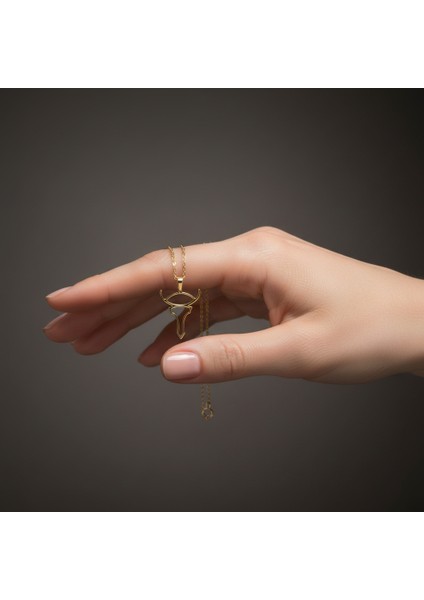 8 Ayar Altın Kolye Ucu Boğa GM8238 1 gr indirimleri