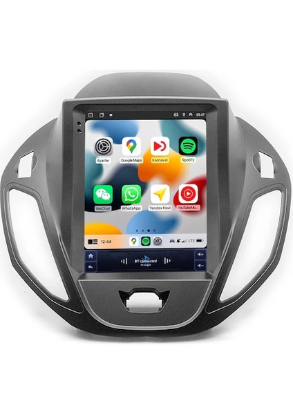 Ford Courier Tesla Delux 2014/2023 6gb Ram 128GB Hafıza QLED Carplay Kamera Android Multimedya fiyatları
