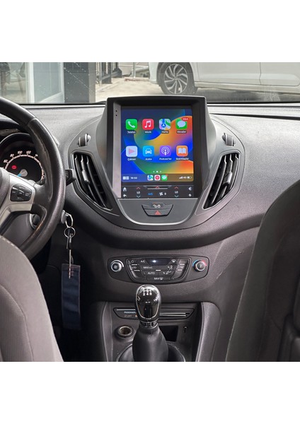 Ford Courier Tesla Delux 2014/2023 6gb Ram 128GB Hafıza QLED Carplay Kamera Android Multimedya modelleri