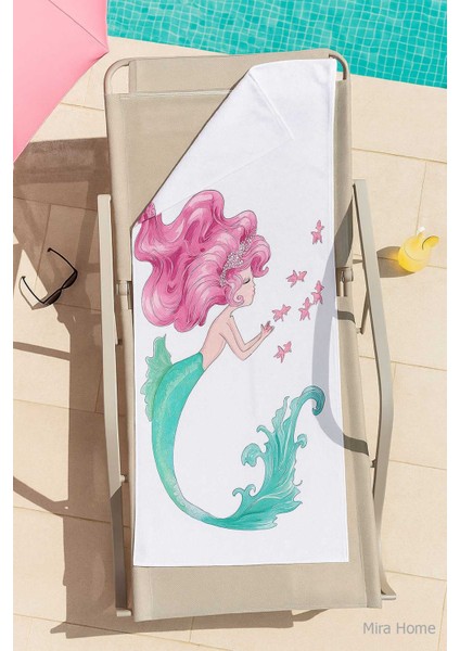 Seadream Tropikal Desenli Plaj Havlusu 70X140 cm Denizkızı fiyatları