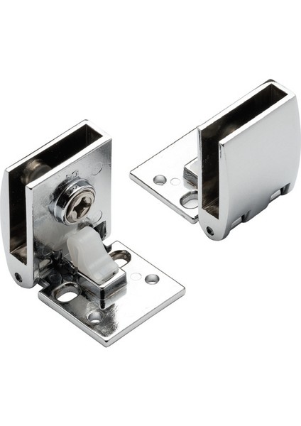 Cam Kapak Menteşesi 1 Takım Dolap Kapak Bağlantı Aparatı Mobilya Menteşe Sistemleri Krom Metal