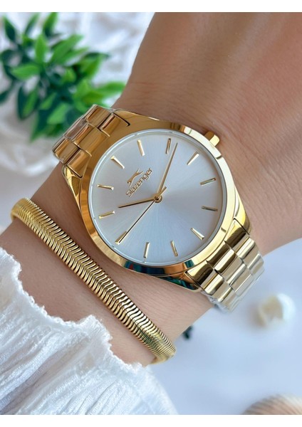 Yeni Sezon Elite Model 50 mt Suya Dayanıklı Bileklik Hediyeli Kadın Kol Saati VS.BLKT.0598