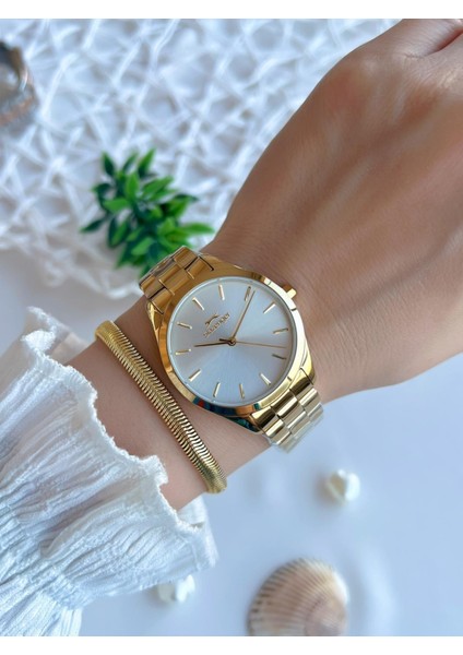 Yeni Sezon Elite Model 50 mt Suya Dayanıklı Bileklik Hediyeli Kadın Kol Saati VS.BLKT.0598 fiyatları