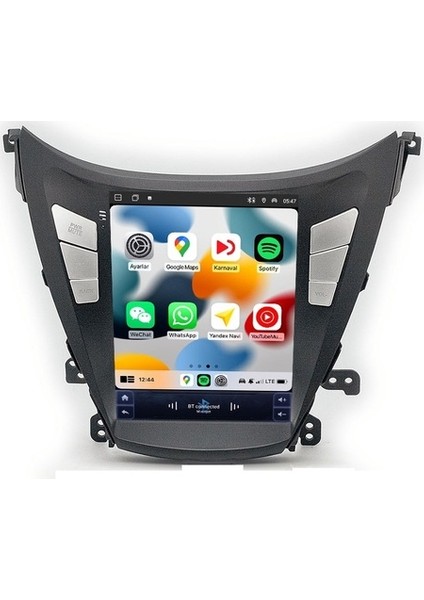 Hyundai Elantra Tesla 2011-2014 4gb Ram 64GB Hafıza QLED 8 Çekirdek Carplay Kamera Android Multimedya modelleri