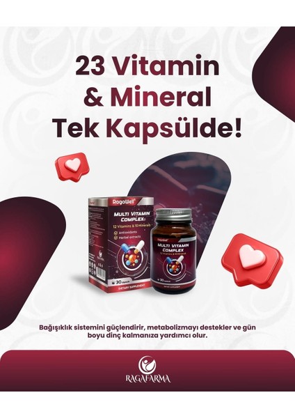 Multı Vıtamın Comlex 30 Kapsül