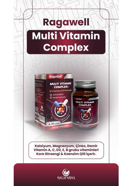 Multı Vıtamın Comlex 30 Kapsül fiyatları