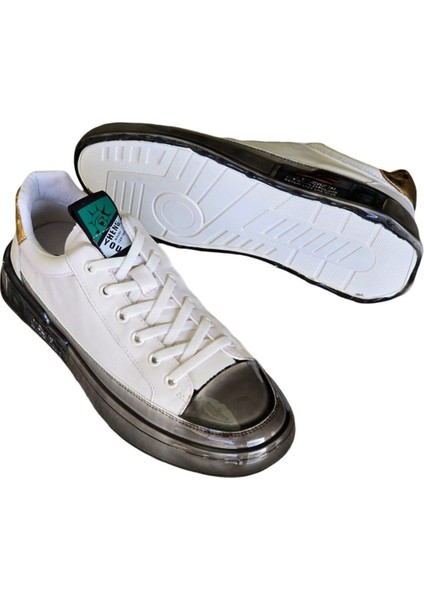 24K510-2 Erkek Casul Sneaker Beyaz