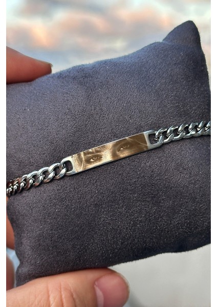 Kişiye Özel Göz Resim Baskılı Paslanmaz Çelik Bileklik Sevgiliye Hediye SCB83 indirimleri