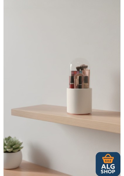 Şeffaf Kapaklı Organizer Makyaj Malzemesi Kalem Diş Fırçası Düzenleyici indirimleri